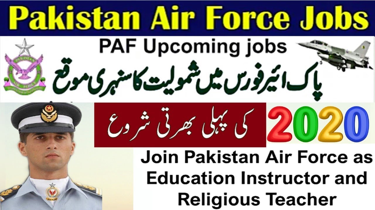 Join PAF Civilian Jobs 2020