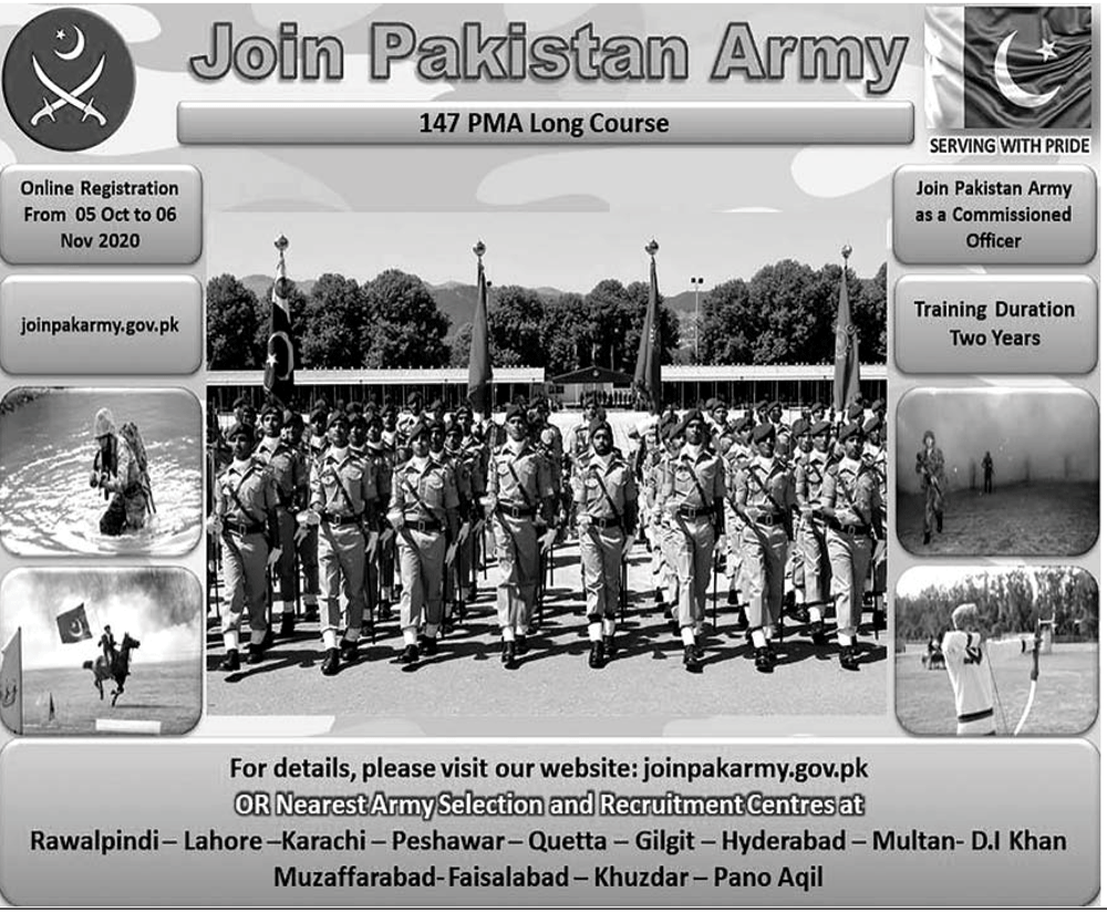 Join Pakistan Army Commissioned Officer PMA Long Course 147
